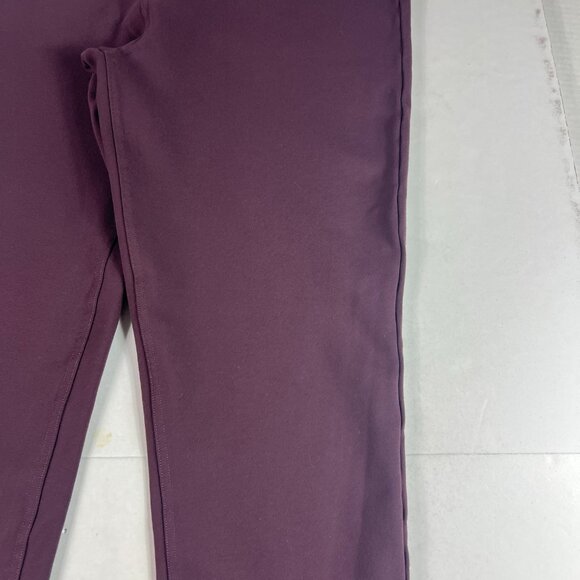Spanx Pants Women's 36x28* Ponte Slim Straight High Rise Purple Stretch Tag XXL - Picture 3 of 16